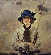 Sir William Orpen The Angler Spain oil painting artist